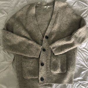 BP Oatmeal Grandpa Sweater- Medium
